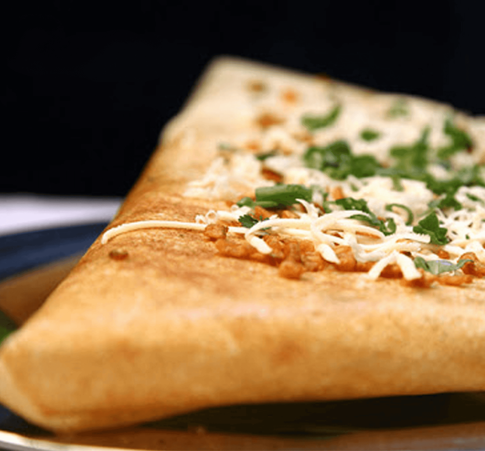 Garlic chees masala dosa